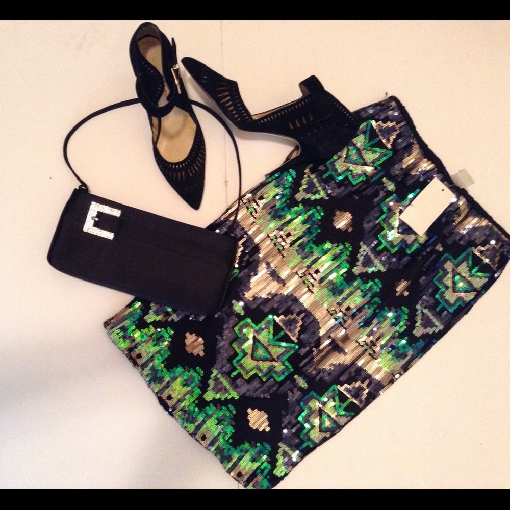 Sequin Skirt Party Skirt